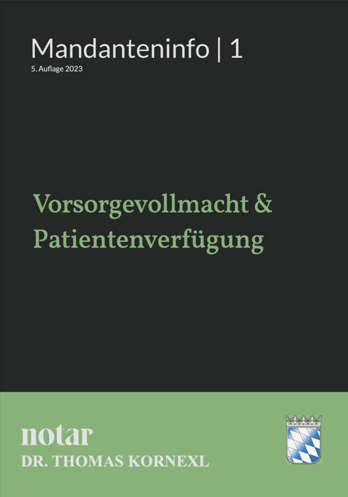 Vorsorgevollmacht & Patientenverfügung